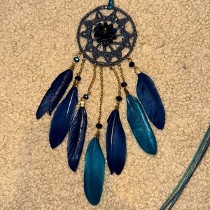 Dream Catcher Necklace | Blue